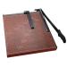 Heavy Duty Guillotine Paper Cutter, A3 Large Paper Trimmer Blade Gridded Photo Guillotine Craft Machine, 18 inch Cut Length, 18.9" x 15.0" (Use for A2-A7) A3 Red