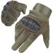 Hikeman gloves for men and women touch screen hard Knuckle gloves for outdoor sports and work Suitable for cycling motorcycle hiking climbing lumbering heavy L army green
