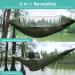 G4Free Large Camping Hammock with Mosquito Net - 2 Person Lightweight Parachute Hammocks for Outdoor Backpacking and Hiking - Army Green - Buy Online on GoSupps.com