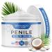 Bravado Labs Premium Penile Health Cream - 100% Natural Moisturizing Lotion to Increase Sensitivity for Men. Relief Cream for Chafing, Itching, Cracking, Redness, Dryness, and Tenderness (4oz)