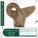 Runature Clip-in Extensions Real Hair 50cm - Seamless Blonde 3 Pieces #10P16 - Light & Natural Look - Buy Online on GoSupps.com