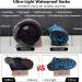 Randy Sun Waterproof Unisex Hiking/Trekking/Ski Socks - 4 Pairs (Medium) Sky & Black - SGS Certified, Breathable, Ultra-Thin - Buy Online on GoSupps.com