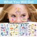 Mocossmy Mermaid Animal Temporary Tattoos for Kids - 4 Sheets, 90 PCS - Metallic Glitter Waterproof Fake Tattoos for Girls - DIY Body Decoration, Birthday Gifts - Buy Online on GoSupps.com