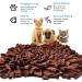 IEUMLER Sniffing Carpet Training Mat for Dogs & Cats - 45x45cm Brown | Sniffing Ceiling Feed Mat for Pet Smell Training - Buy Online on GoSupps.com