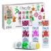 100% Natural Lip Balm Set - Beeswax Natural Christmas Gifts for Her - Ideal Gift for Women - Lip Moisturizer for Dry Lips, Cocoa Butter - Petroleum Free Pack of 8 Holiday Collection 8 Count (Pack of 1)