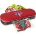 KitchenBoss Food Vacuum Sealer Machine: Vacuum Sealer Machine for Dry and Moist Foods Storage Preservation Automatic Vacuum Sealing Include 5 Pcs Food Vacuum Bags