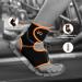 TYNOR Ankle Brace for Men & Women - Breathable Neoprene Compression Sleeve for Sprains Plantar Fasciitis & Sports - Adjustable Wrap - One Size - Premium Orange - Buy Online on GoSupps.com