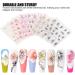 5D Nail Art Stickers Self Adhesive Nail Stickers Nail Decoration Fashion Accessories Embossed Flowers Self Adhesive Nail Decoration for Manicure Nail Art Supplies - Buy Online on GoSupps.com