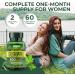 Orry's Vital Chlorophyll Capsules 600 mg - Natural Internal Deodorant to Detox Body Odor Armpits & Private Parts - Body-Deodorizing Supplement: Supports Immunity and Digestion - 60 Chlorophyll Pills - Buy Online on GoSupps.com
