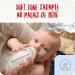 NUK First Choice+ Baby Bottle - 6-18 Months - Temperature Control - Flow Control - Anti-Colic Aeration System - 360ml - BPA F - Buy Online on GoSupps.com