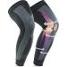 beister Full Leg Sleeve Knee Braces for Knee Pain Women & Men Knee Compression Sleeves Knee Support for Meniscus Tear ACL Arthritis Joint Pain Relief Sport (Pair) Black X-Large