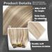 Human Hair Weft Extensions #9A/60 Medium Golden Brown with Blonde Highlights Extensions Sew In Hair Extensions 100g Hair Weave Extensions 16 Inch/40cm Thick Real Hair Extensions - Buy Online on GoSupps.com
