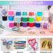 Cridoz Boondoggle String Kit with 20 Rolls Plastic Lacing Cord and 50 Keychain Accessories - Lanyard String Set for Crafts & Weaving - Buy Online on GoSupps.com