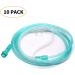 Healva 10 Pack High-Flow Soft Nasal Oxygen Cannula with Standard Connector - 6.6 Feet Green Tubing - Buy Online on GoSupps.com