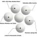 Wool Dryer Balls Organic XL 6-Pack by Ecoigy - Natural Fabric Softener for Laundry - New Zealand Wool - Reduce Dry Time & Energy Costs - Buy Online on GoSupps.com