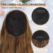 YEESHEDO Brown Long Wavy Ponytail Hair Extension - 26 Dirty Blonde Synthetic Clip-in Hairpiece for Women - Buy Online on GoSupps.com