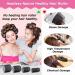 Qinzave 37-Piece Curls Set - 4 Sizes Hair Rollers (64mm 48mm 36mm 25mm) & 12 Stainless Steel Clips for All Hair Lengths - Buy Online on GoSupps.com