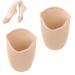 KALIONE Ballet Shoes Toe Pads 1 Pair Toe Pads for Pointe Shoes Knitted Fabric Half Socks for Women Girls Ballet Dance Pointe Toe Pouch Pads Toe Protectors Cap Cover for Dance Shoes High Heels Long
