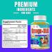 Kids Focus and Attention Supplements | Focus Gummies for Kids & Teens | Plant-Based Omega 3 DHA Focus Vitamins for Teens Memory Vitamins for Children Delicious Orange Flavor-60ct - Buy Online on GoSupps.com
