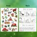 PANTIDE 100Pcs Camping Temporary Tattoos for Kids - Waterproof Non-toxic Fake Tattoos Stickers | Cartoon Body Stickers with Animals, Cars, Tents - Happy Camper Theme Party Favors & Birthday Gifts - Buy Online on GoSupps.com