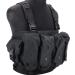 Evike Airsoft Lancer Tactical Chest Rig - Black with Integrated Magazine Pouches & QD Buckles - Buy Online on GoSupps.com