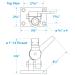 Seachoice 4-Way Nylon Antenna Ratchet Mounting Kit - White Finish - Buy Online on GoSupps.com