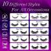 EARLLER Magnetic Eyelashes with Eyeliner Kit - 10 Pairs Natural Look False Lashes - Easy Application, No Glue Needed - 3D & 5D Reusable Short and Long Eyelashes Set - Buy Online on GoSupps.com