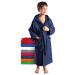 Arus children's bathrobe with hood for boys and girls 100% cotton terrye (380 g/m ) long eco-tex certified large color selection 128 marine