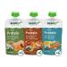 Sprout Organic Baby Food Stage 3 Pouches Butternut Chickpea Pumpkin Red Lentil and Sweet Pea White Bean Variety Pack 4 Oz Purees (Pack of 18)