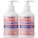 Alozera Skin Firming Retinol Collagen Body Lotion with Stem Cells for Aging Skin and Wrinkles Non-Greasy Lightweight Moisturizer Fragrance-Free 16.9 oz 2-Pack