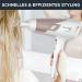 Rowenta CV5830 Studio Dry Hair Dryer - 2100W 3 Temp/2 Speed Levels Ions Cold Air Button Diffuser | White/Rose Gold - International Shipping Available - Buy Online on GoSupps.com