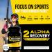 2ALPHA Recovery Vanilla - Protein Shake with Hydrolyzed Whey Isolate and Essential Nutrients for Shooters 25g Protein for Muscle Recovery - 566g - Buy Online on GoSupps.com