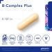 Pure Encapsulations B-Complex Plus | Support Red Blood Cell Growth, Neurological & Psychological Health | 120 Capsules - Buy Online on GoSupps.com