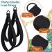 TOBWOLF Pilates Double Loop Straps for Reformer - D-Ring Padded Fitness Straps for Home Gym Workout | Yoga and Pilates Equipment - Buy Online on GoSupps.com