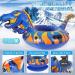 Aoskie Dinosaur Snow Tube - Heavy Duty Inflatable Sled for Outdoor Sledding | Double-Layered Bottom | Winter Fun for Kids and Adults - Buy Online on GoSupps.com