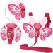 BTSKY Fluff Butterfly Baby Toddler Walking Harness with Safety Rein - Kids Anti-Lost Harness Leash Strap Belt Pink - Buy Online on GoSupps.com