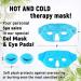 Sofida Hot Cold Gel Facial Eye Mask - Reduce Puffiness, Dark Circles - Migraine Headache Relief - Therapeutic Spa Therapy Wrap - Blue - Buy Online on GoSupps.com