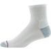 MediPeds Women's Casual Sock (Pack of 4) 3-8 White With Pink - Buy Online on GoSupps.com