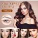 MWOOT 6 Sheets Hair-Like Eyebrow Tattoos Stickers 4D Natural Fake Eyebrow Transfers Stickers Waterproof Temporary Brow Grooming Shaping Eyebrow Stickers for Women and Girls((Brown-12) - Buy Online on GoSupps.com