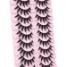 Japanese Style 16MM Anime False Eyelashes - 10 Pairs Thick Cosplay Wispy Doll Lashes by FANXITON - Buy Online on GoSupps.com