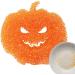 Kitchen Cleaning Sponge - Halloween Pumpkin Shape Scrub Sponge Cleaner | Absorbent Non-Scratch Dish Sponge for Dishes Pots Pans | Multipurpose Kitchen Accessories for Effective Cleaning All at Once Orange Color - Buy Online on GoSupps.com