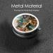 Strange Mushroom Portable Metal Pill Box - Round Mini 3-Compartment Design for Small Pills | Travel Essential - Buy Online on GoSupps.com