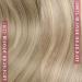 Youngsee Clip-In Real Hair Extensions - 45cm Blonde 120g (7PCs) - Smooth Gold to Medium Blonde - Buy Online on GoSupps.com