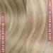Youngsee Clip-In Extensions 45cm Real Hair - Ash Blond & Platinum Highlights | 120g Full-Head 7PCs - Buy Online on GoSupps.com