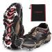 Crampons skids Snow Micro Spikes Boots Ladies Mens ice Cleats 19 Stainless Steel Nails Shoes, Climbing Spikes,Traction Shoes for Snow Walking and Fishing
