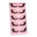 HBZGTLAD New Cat-Eye 3D Mink Eyelashes Curled Winged Natural Realistic Messy End Eye Elongated Thick False Eyelashes Soft Fake Eyelashes (MA01)