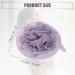 VOCOSTE Bath Sponge & Mesh Gloves Set Exfoliating Body Shower Accessories in Purple | International Shipping Available - Buy Online on GoSupps.com