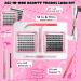 DIY Lash Extension Kit for Travel | Portable Cluster Eyelash Extensions with Bond Seal & Remover | Individual Lashes (D-10-16mm) - Travel 01+02 Kits - Buy Online on GoSupps.com