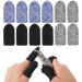 TIESOME 12 PCS Finger Cots Cut Resistant Protector Finger Covers for Cuts Reusable Gloves Life Extender Anti-Slip Cut Resistant Finger Protectors for Kitchen Work Sculpture Supplies (Multicolor)