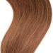 Gold-Brown Keratin Bonding Extensions - 100% Remy Human Hair - 50x1g 45cm U-Tip Strands - Color #8 Golden Brown - Buy Online on GoSupps.com